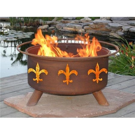 PATINA PRODUCTS Patina Products F124 Fleur De Lis Fire Pit F124